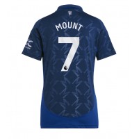 Dres Manchester United Mason Mount #7 Preč pre Ženy 2024-25 Krátky Rukáv